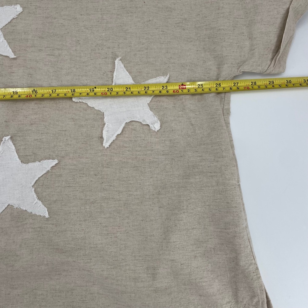 Wide Leg Star-Print Pantsuit in Light Beige - Picture 10 of 16